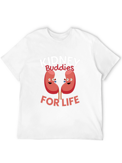 Kidney Buddies For Life Black T-Shirt