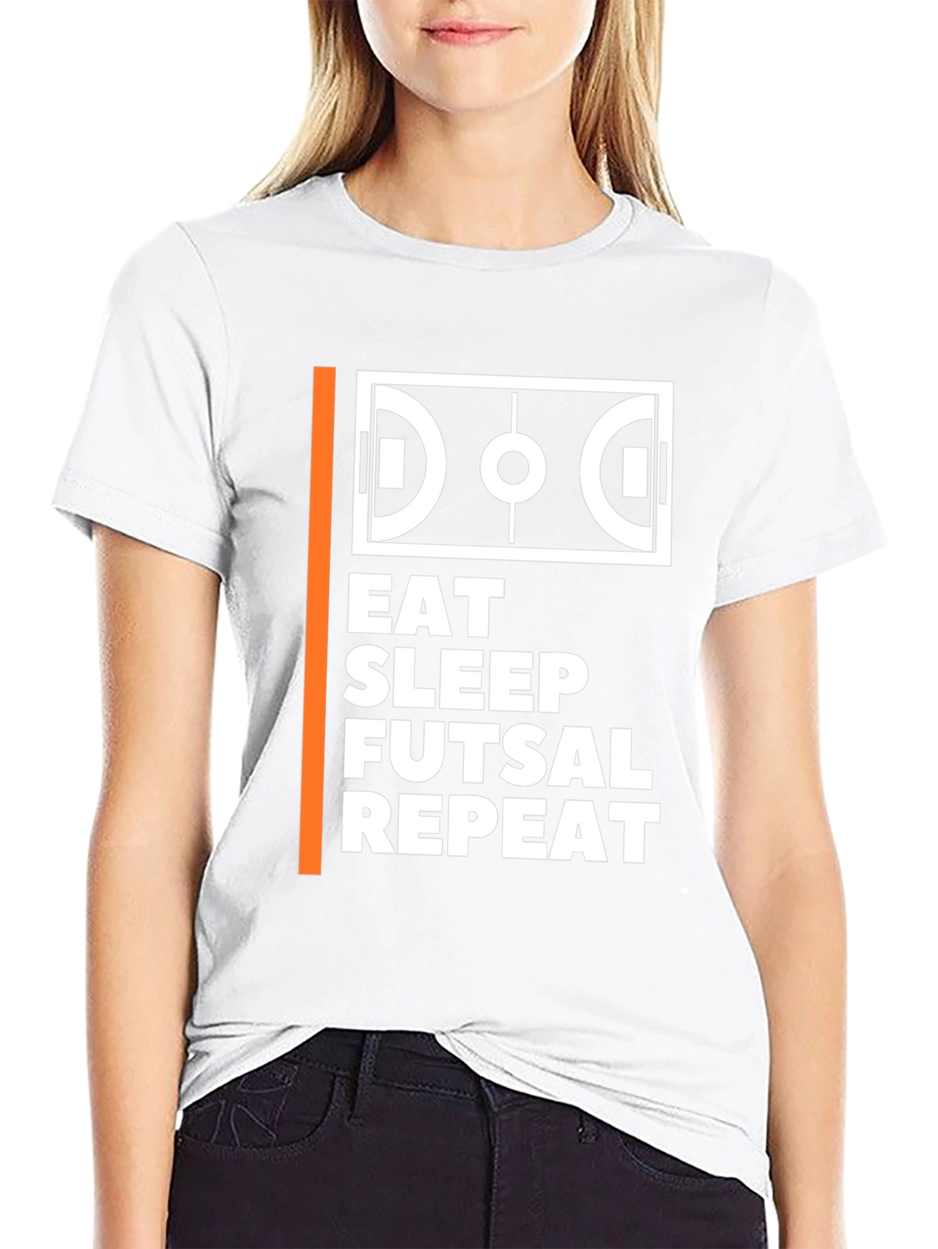 Eat Sleep Futsal Repeat T-Shirt