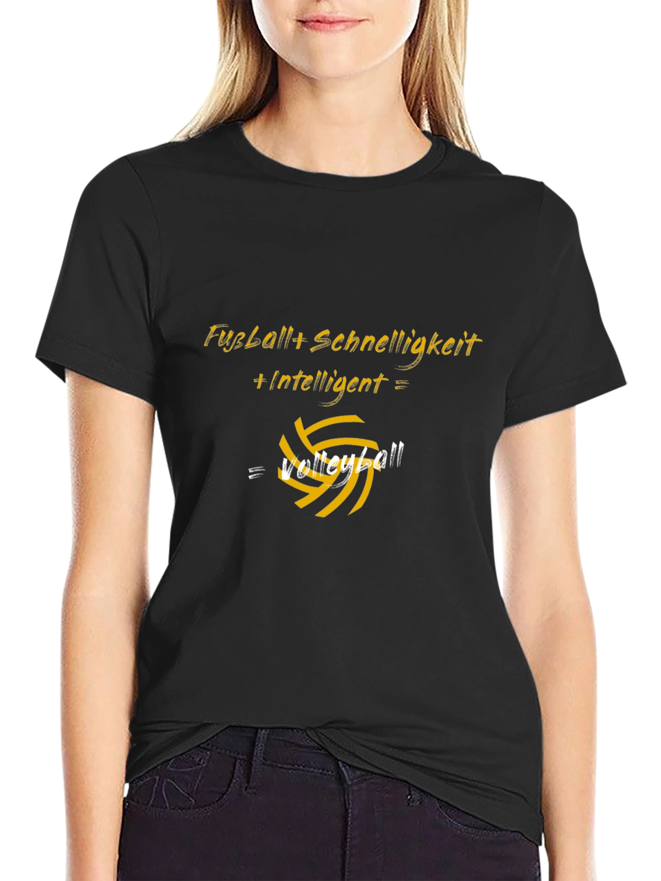 Volleyball Equation Graphic T-Shirt