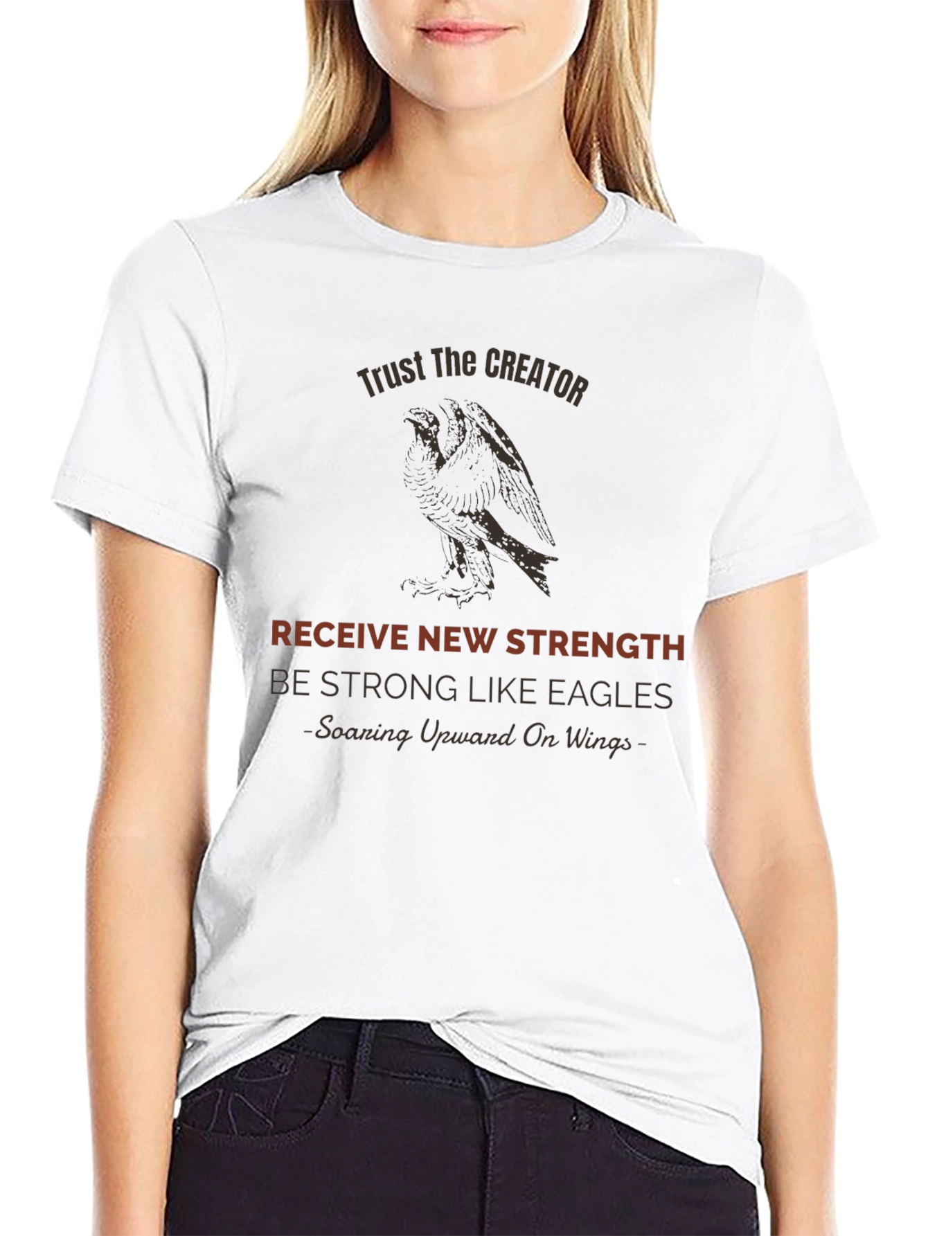 Trust The Creator Black Graphic T-Shirt