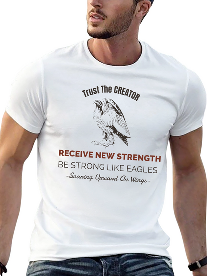 Trust The Creator Black Graphic T-Shirt