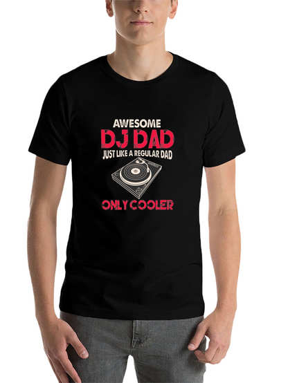 Awesome DJ Dad Graphic T-Shirt