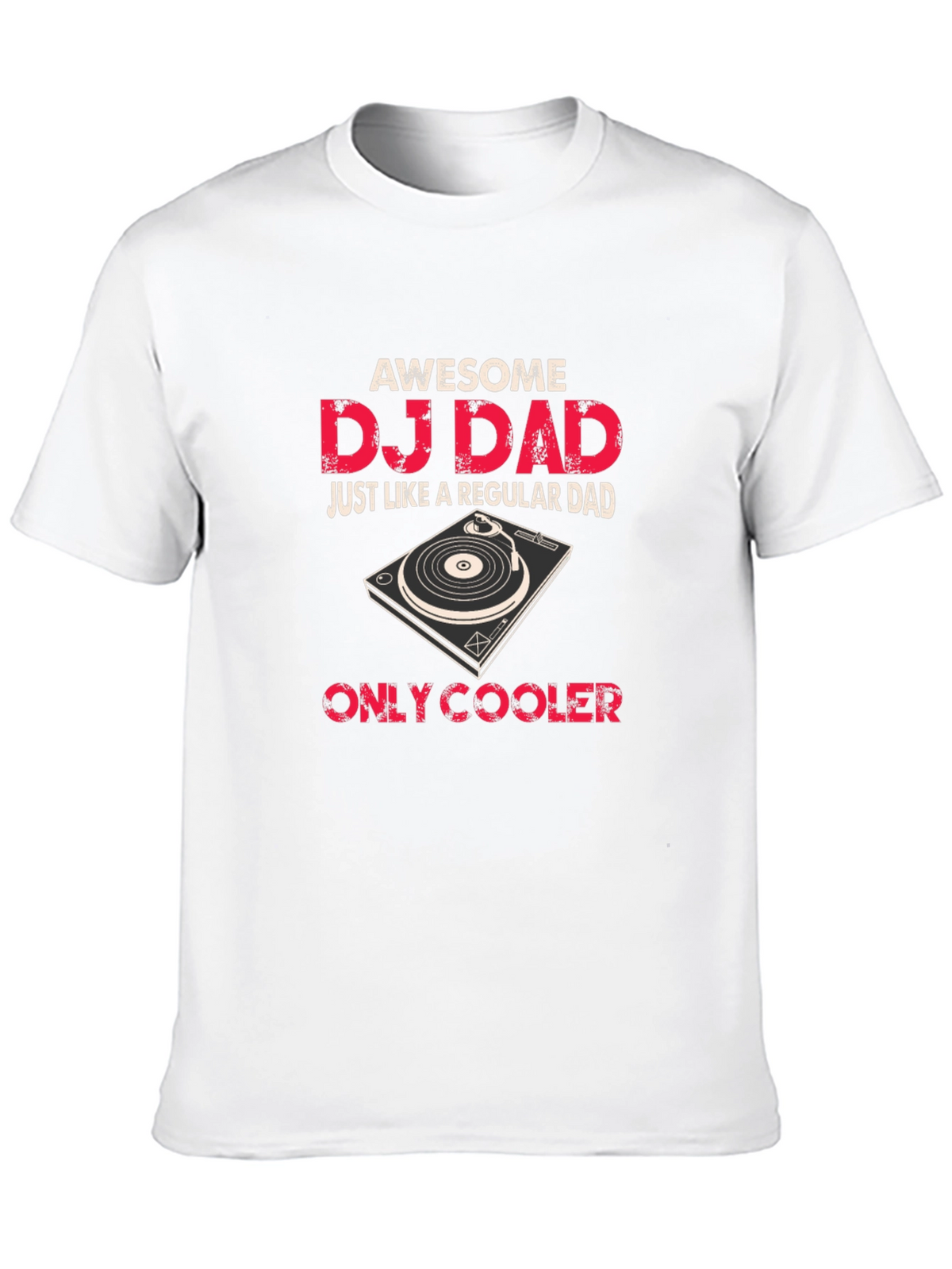 Awesome DJ Dad Graphic T-Shirt