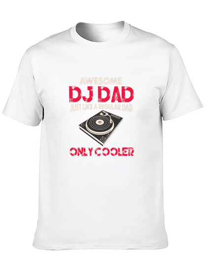 Awesome DJ Dad Graphic T-Shirt