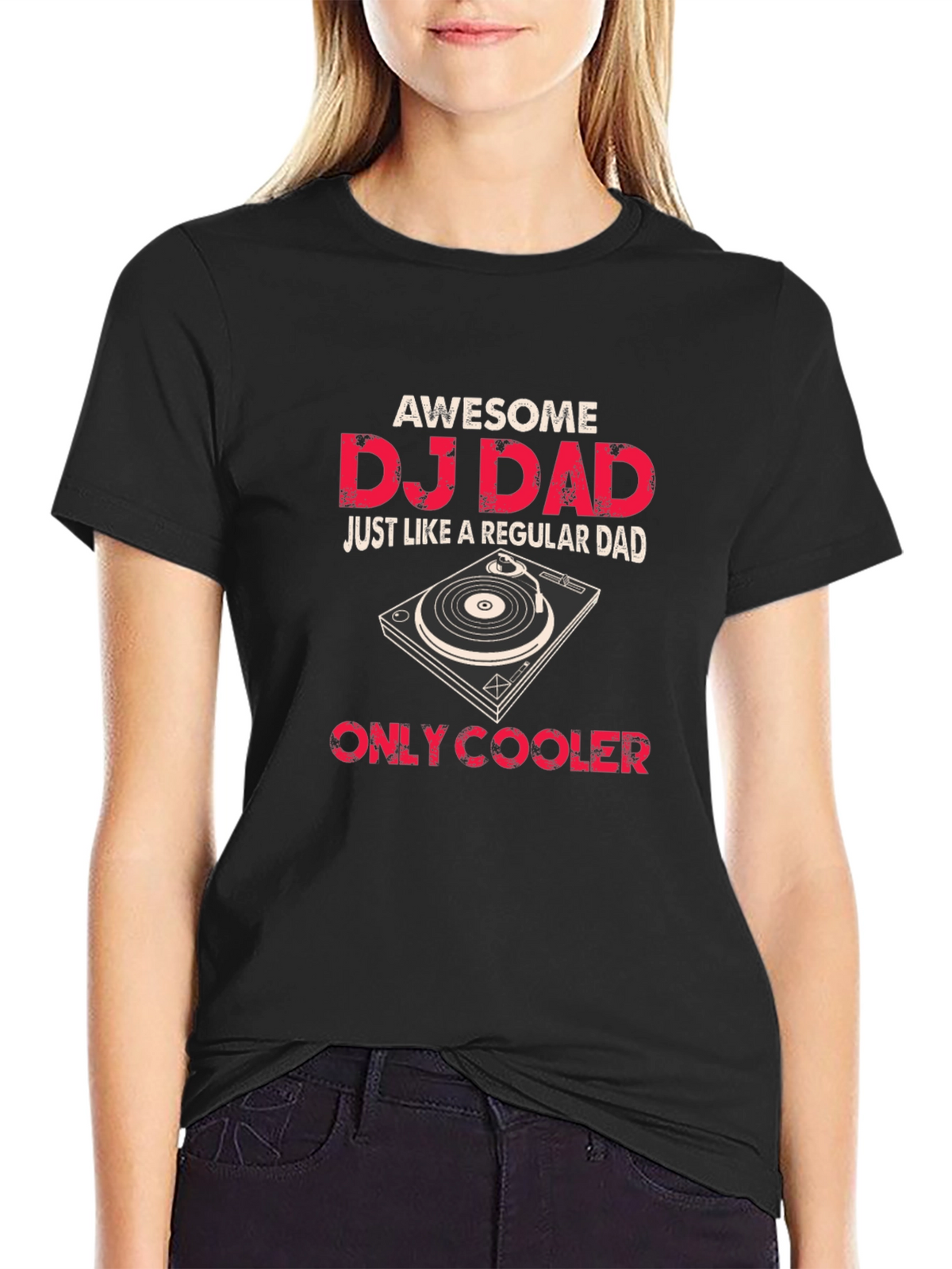 Awesome DJ Dad Graphic T-Shirt
