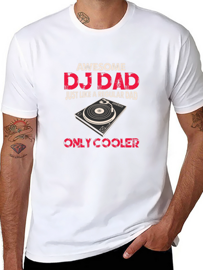 Awesome DJ Dad Graphic T-Shirt