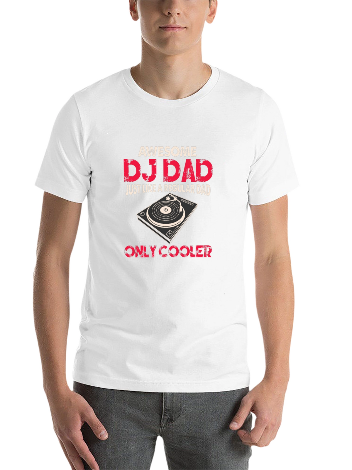 Awesome DJ Dad Graphic T-Shirt