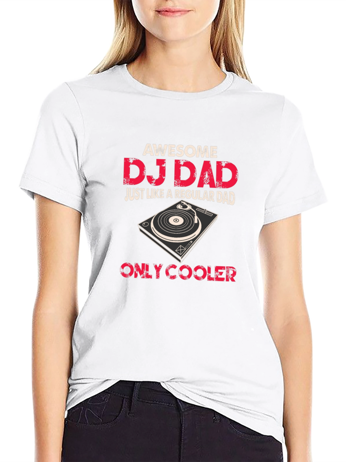 Awesome DJ Dad Graphic T-Shirt