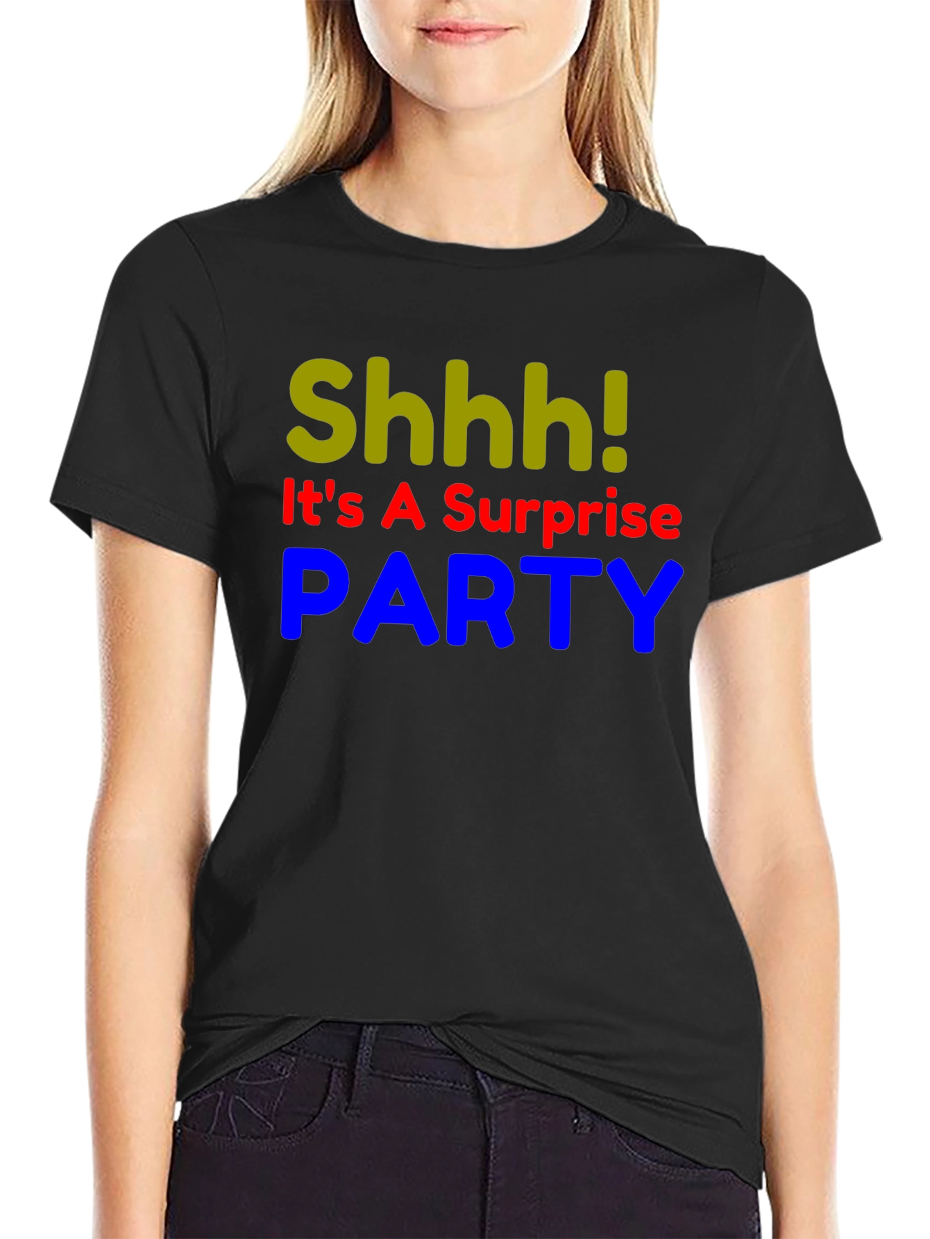 Surprise Party T-Shirt - Shhh! Funny Birthday Tee