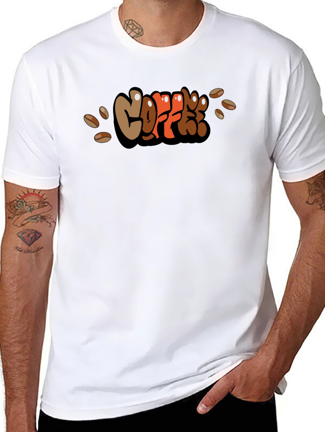 Coffee Lovers Black Graphic Tee