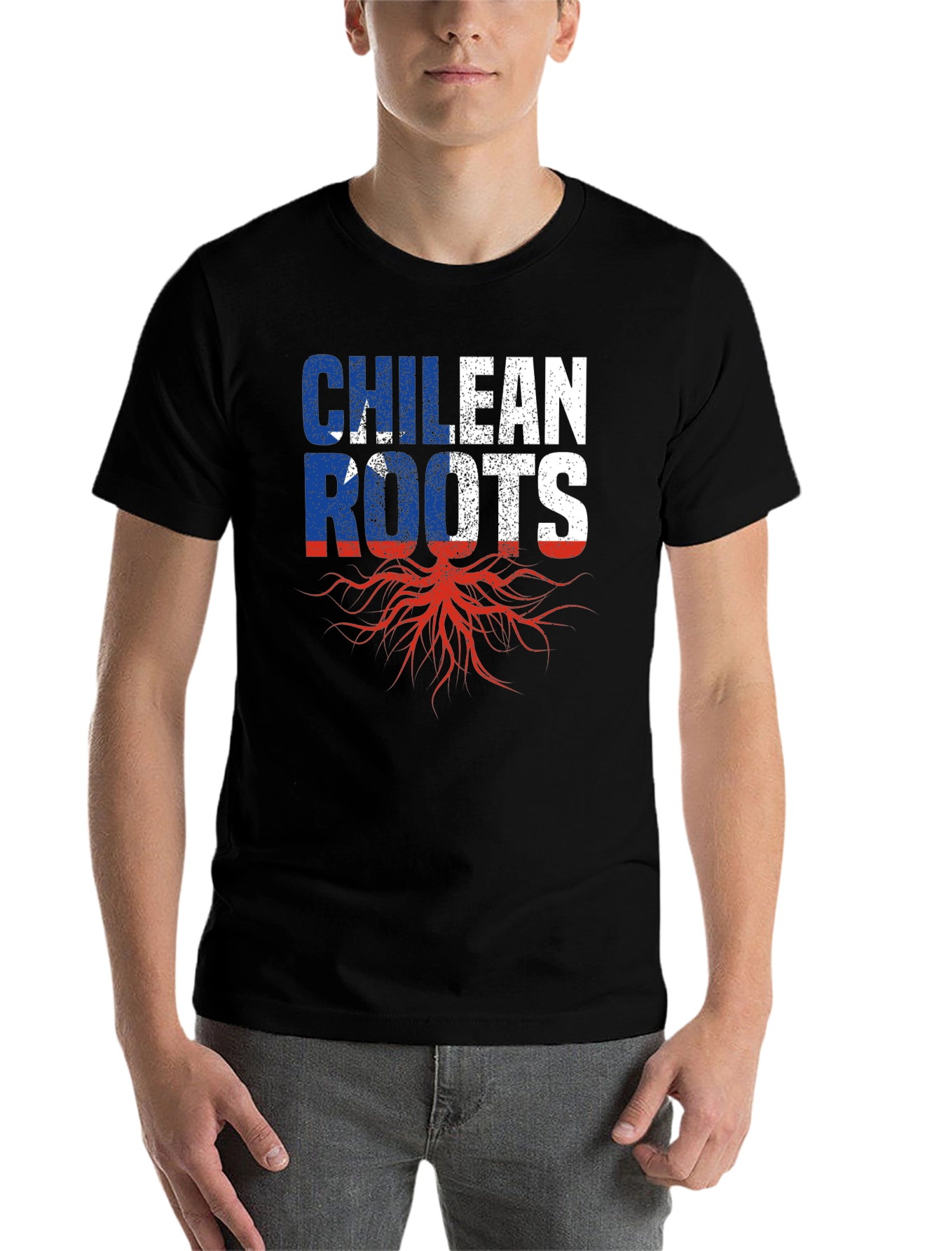 Chilean Roots Graphic T-Shirt - Black