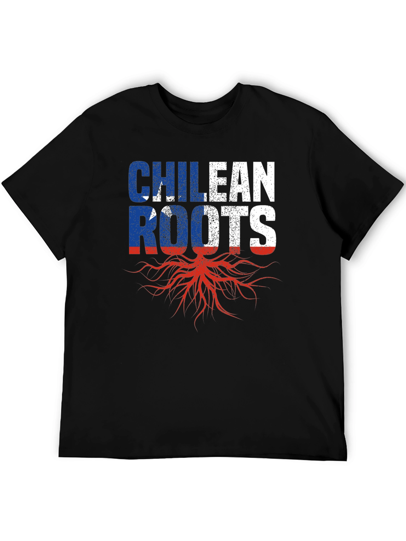 Chilean Roots Graphic T-Shirt - Black