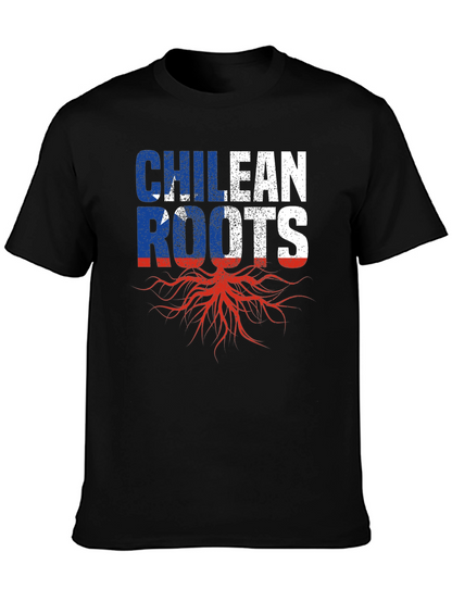 Chilean Roots Graphic T-Shirt - Black