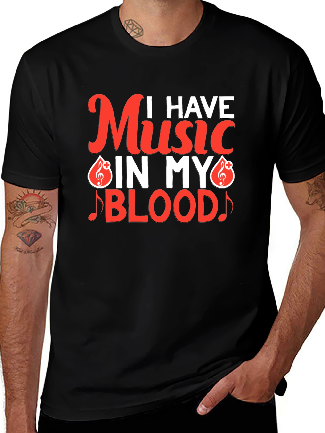 Music in My Blood Graphic Tee