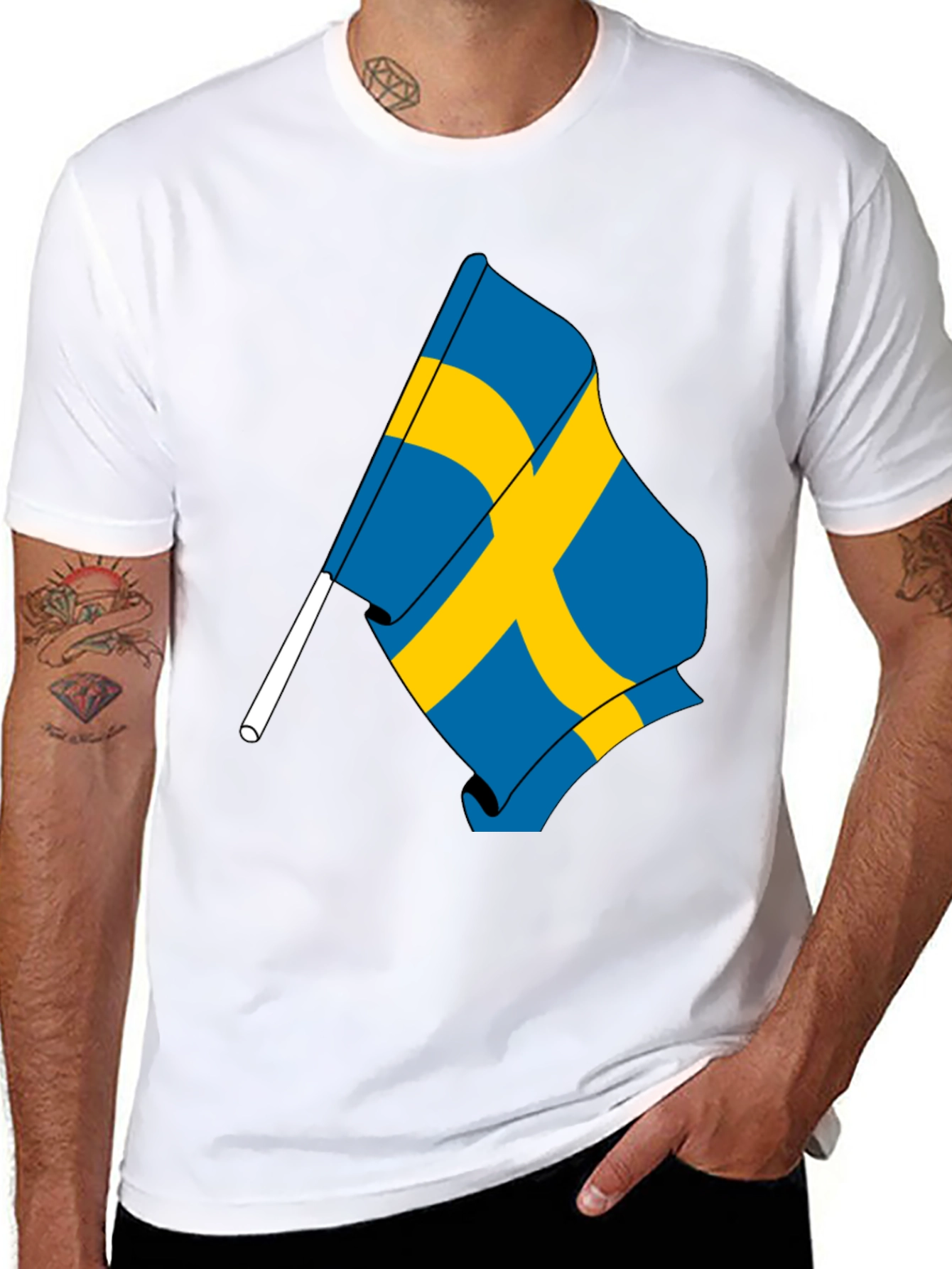 Sweden Flag T-Shirt - Stylish Swedish Pride Tee