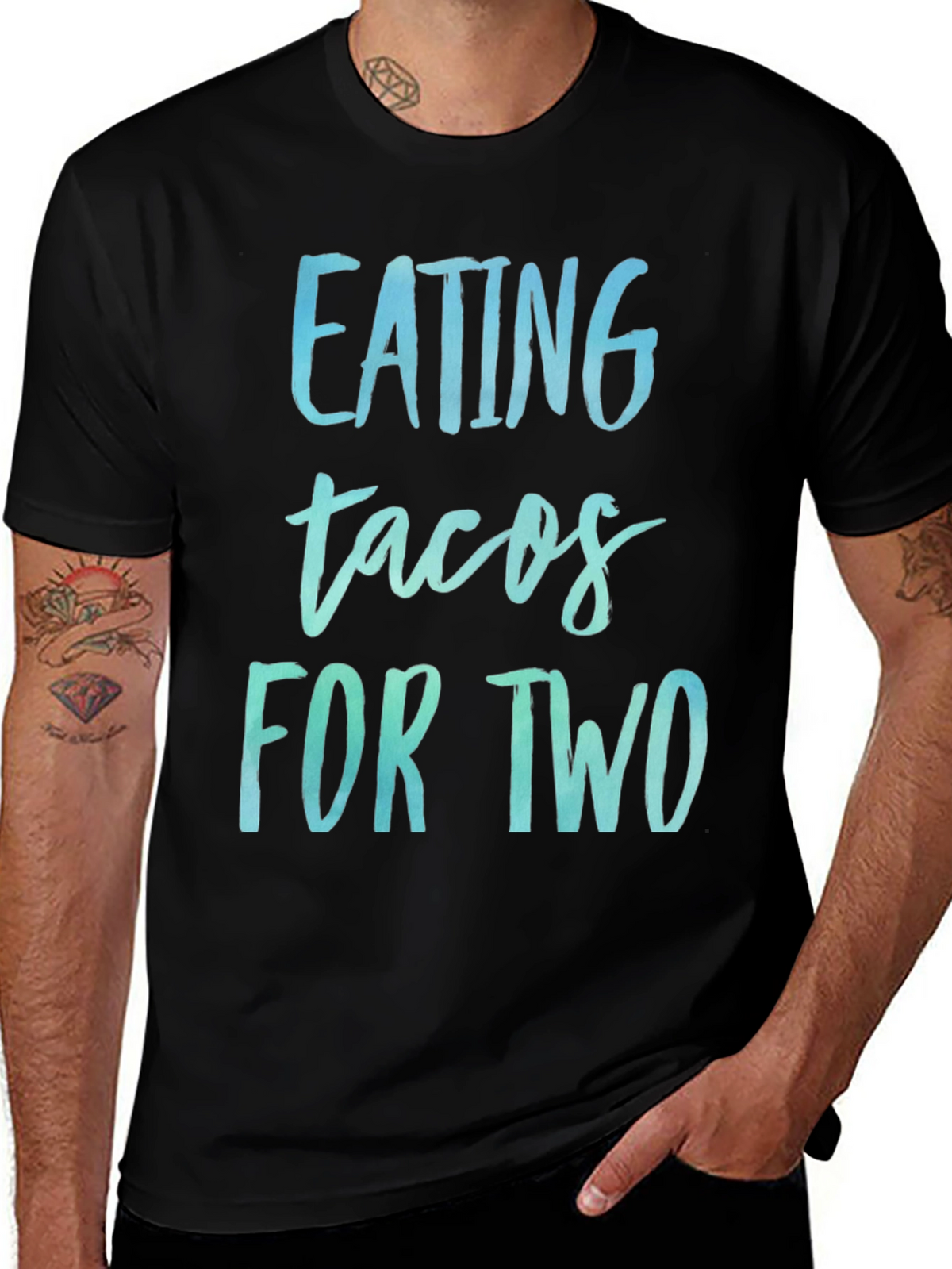 Eating Tacos For Two Pregnancy Shirt