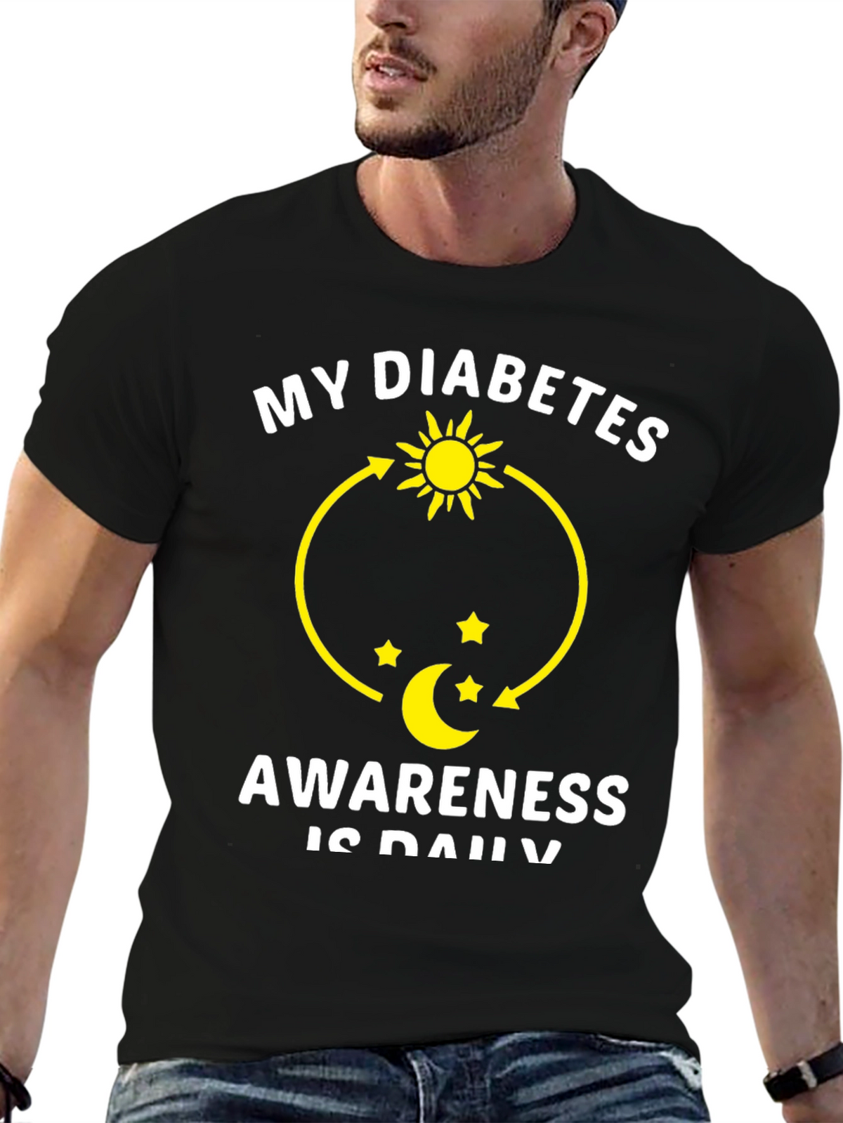 Diabetes Awareness Daily Graphic T-Shirt