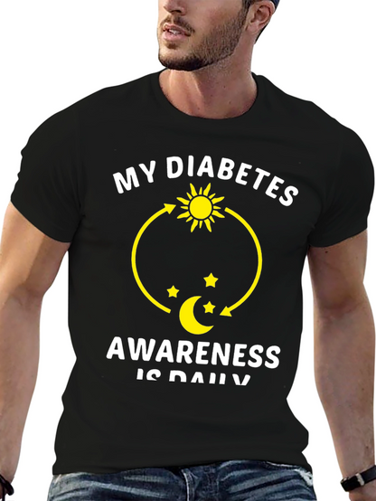 Diabetes Awareness Daily Graphic T-Shirt