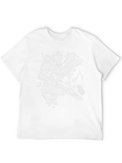 Astronaut Guitar Player Graphic Tee