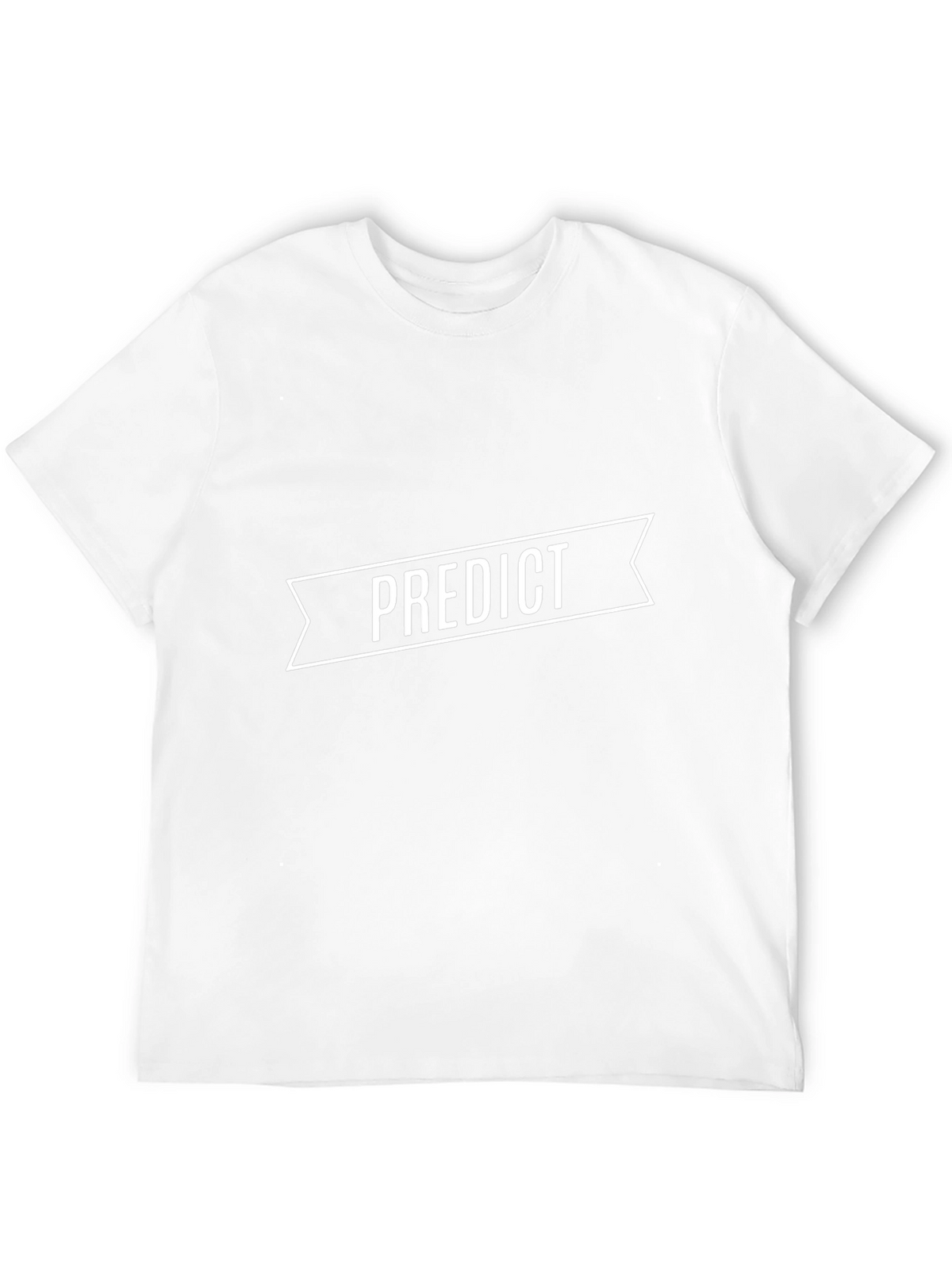 Predict Graphic Tee - Black Casual T-Shirt