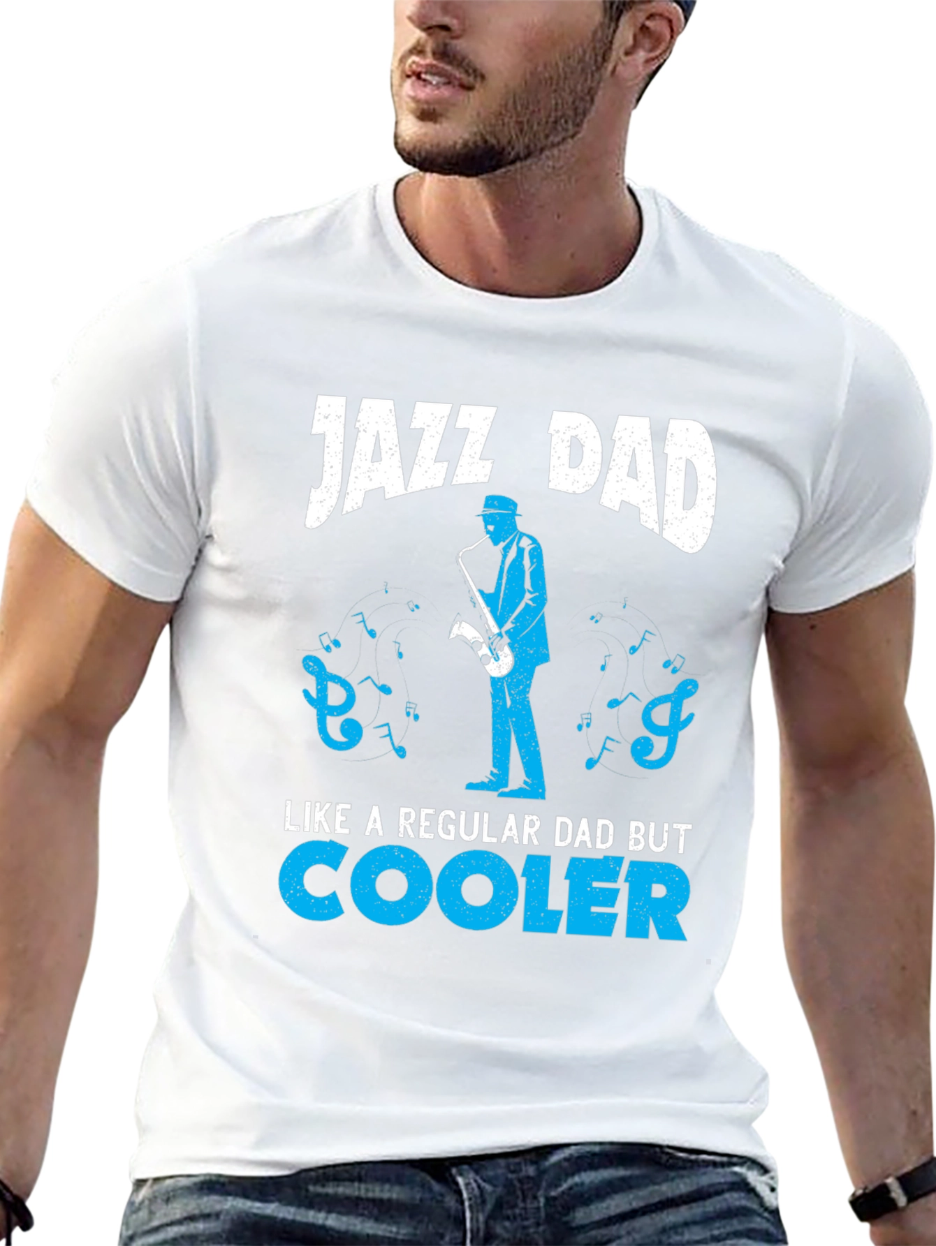 Jazz Dad T-Shirt - Cool Music Lover Tee