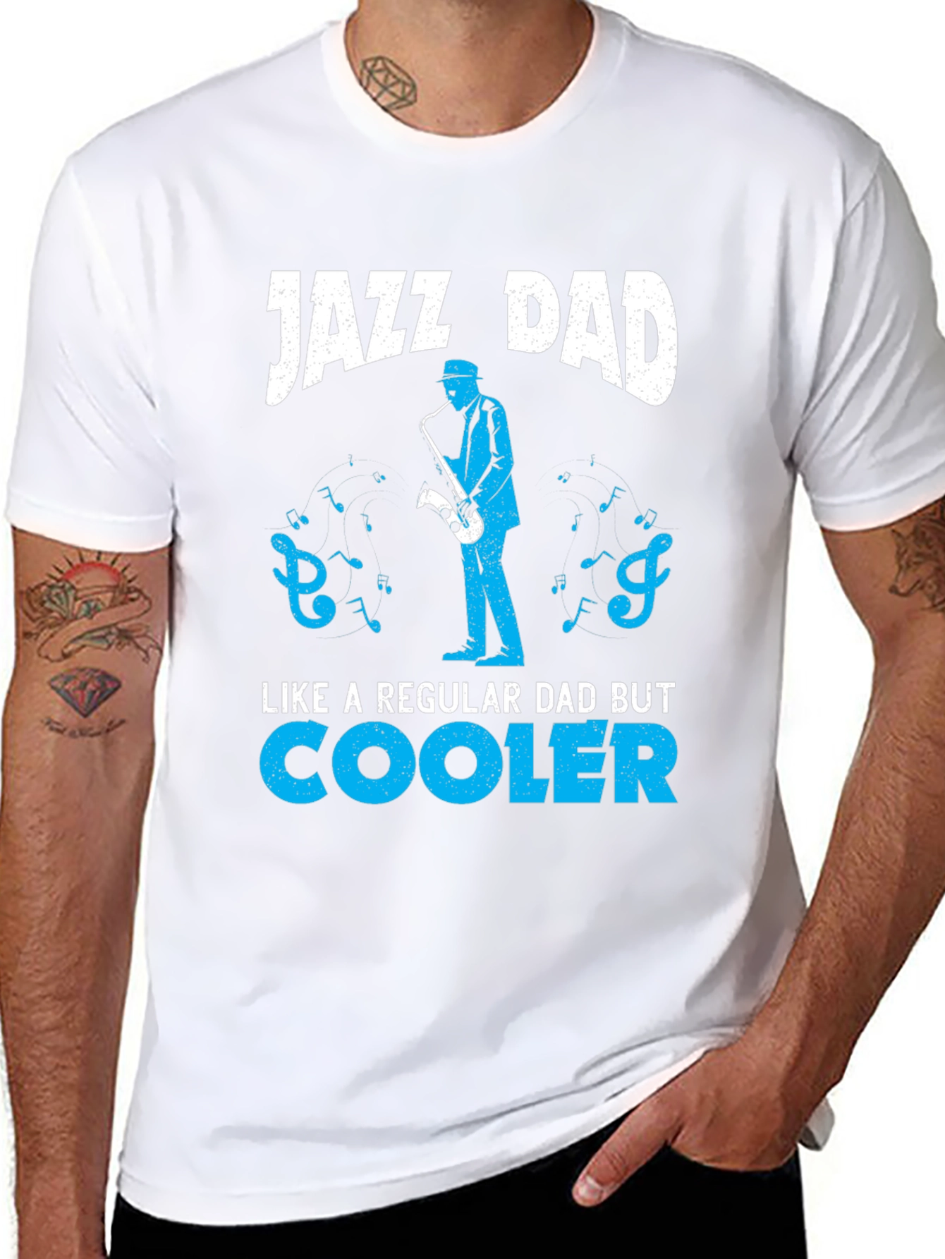 Jazz Dad T-Shirt - Cool Music Lover Tee