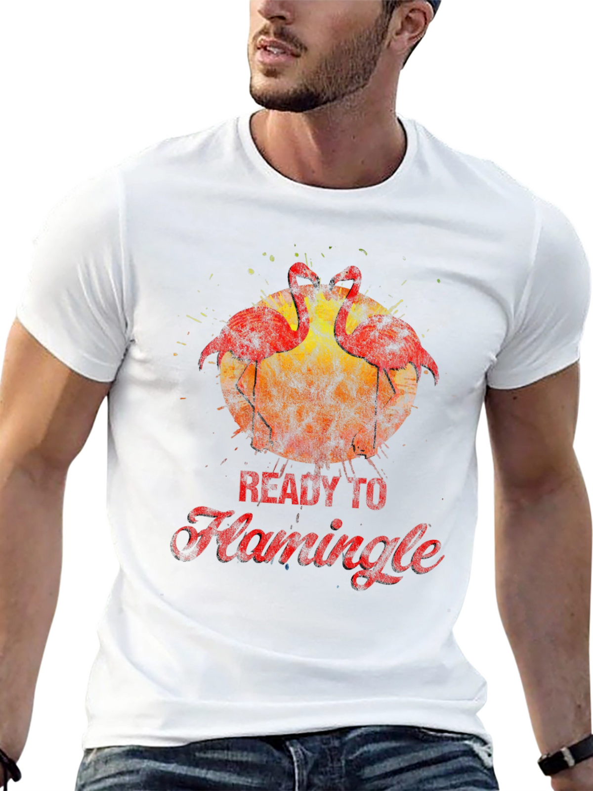 Ready to Flamingle Graphic Tee