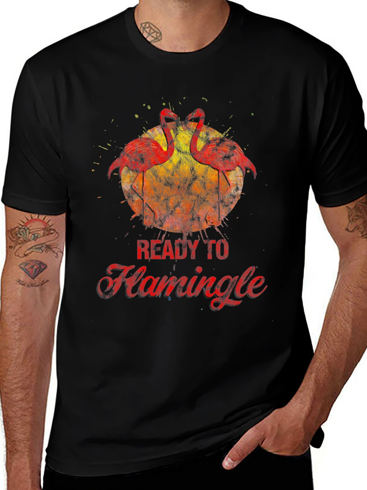 Ready to Flamingle Graphic Tee
