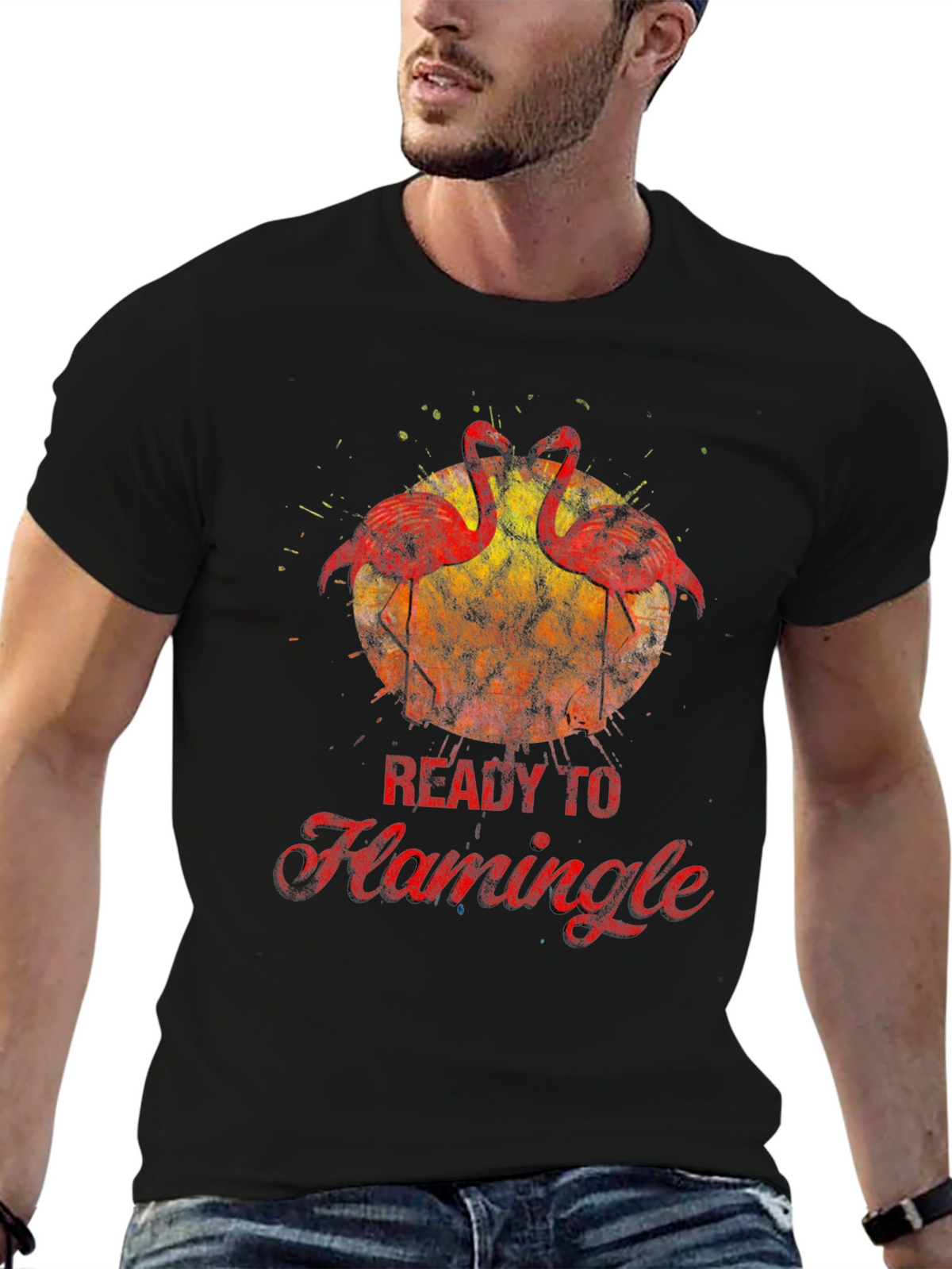 Ready to Flamingle Graphic Tee