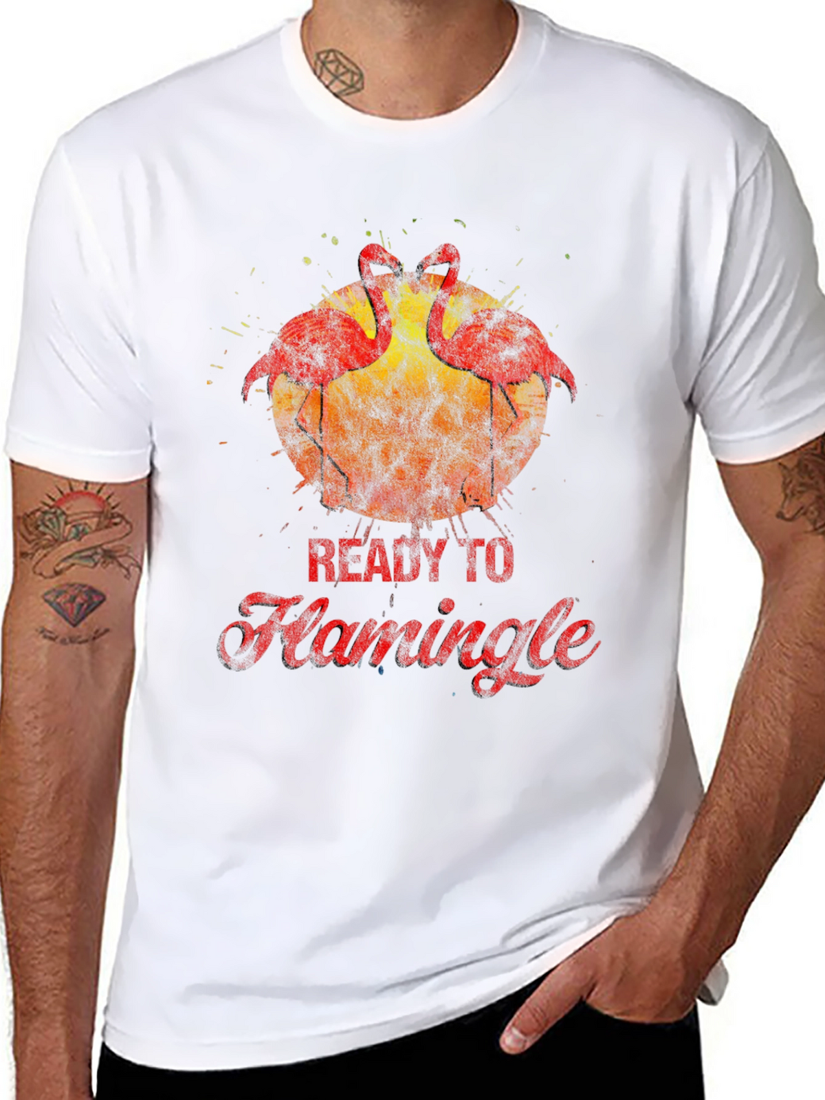 Ready to Flamingle Graphic Tee