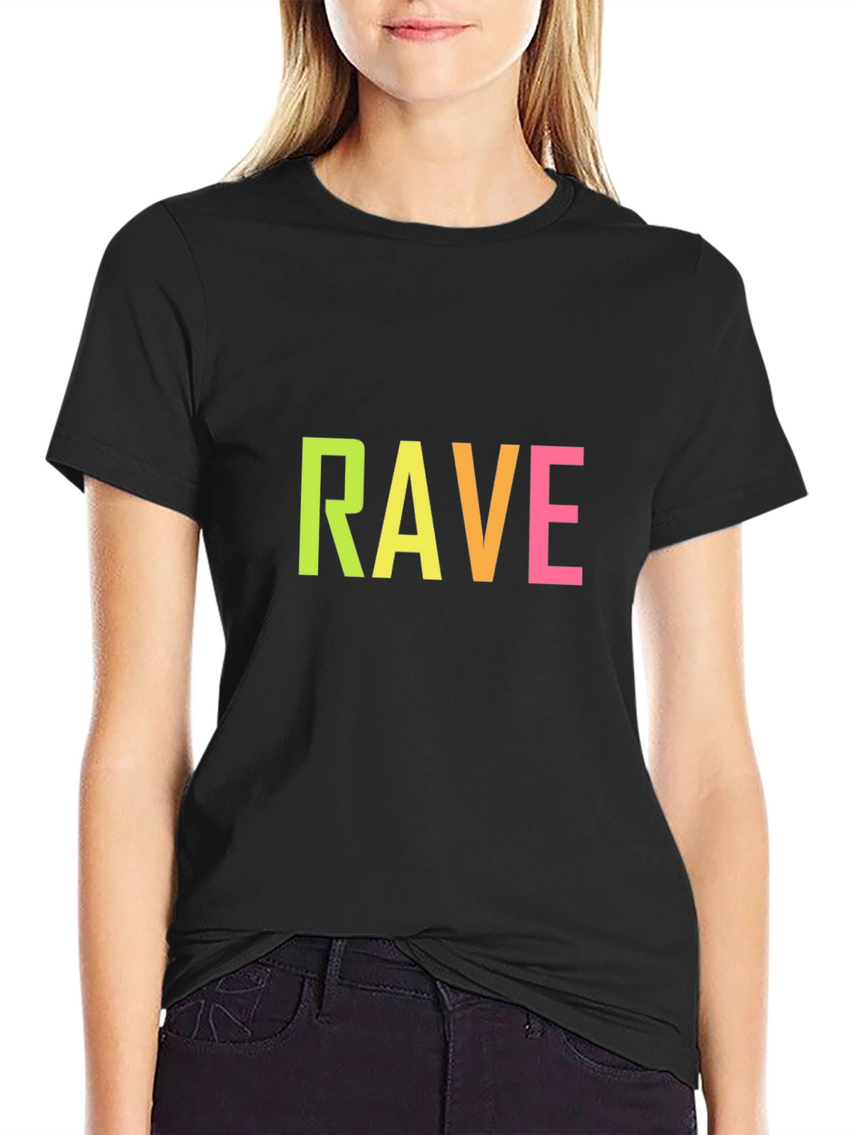 Rave Graphic Tee - Vibrant Party Shirt