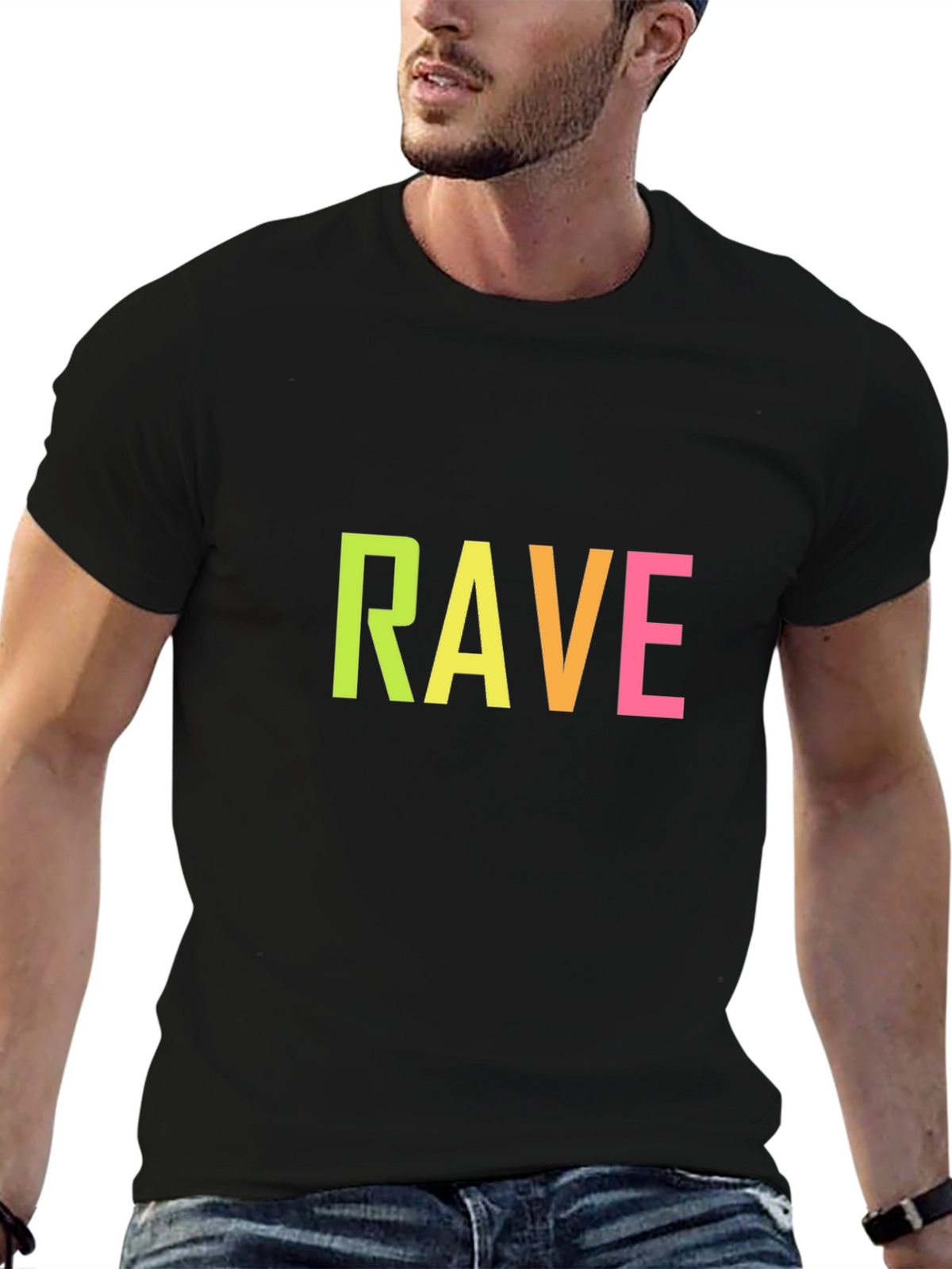 Rave Graphic Tee - Vibrant Party Shirt