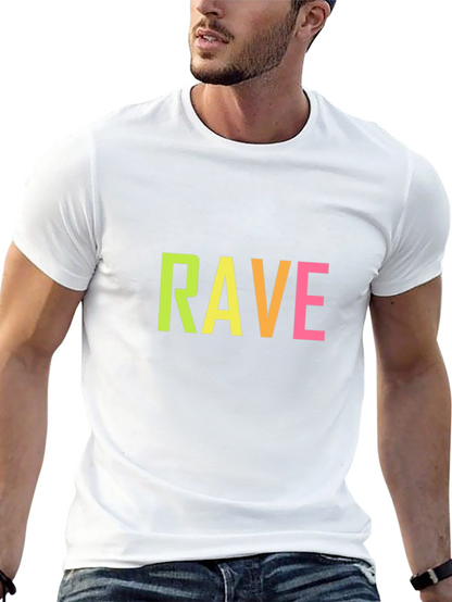Rave Graphic Tee - Vibrant Party Shirt