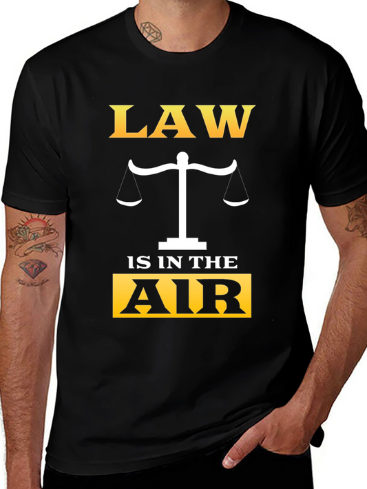 Law is in the Air Graphic T-Shirt