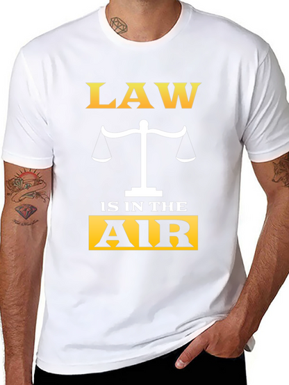 Law is in the Air Graphic T-Shirt