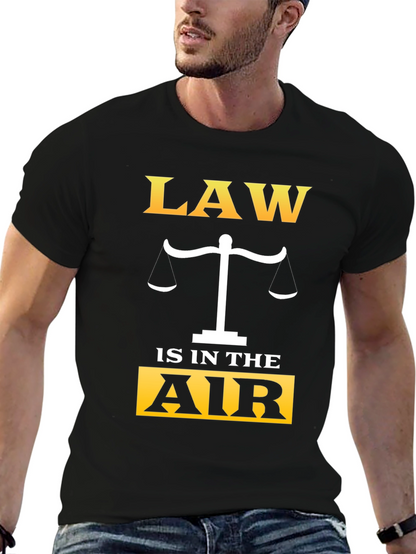 Law is in the Air Graphic T-Shirt