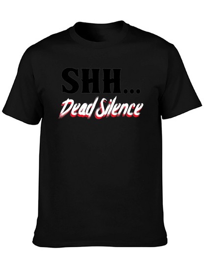 Dead Silence Graphic T-Shirt - Casual Style