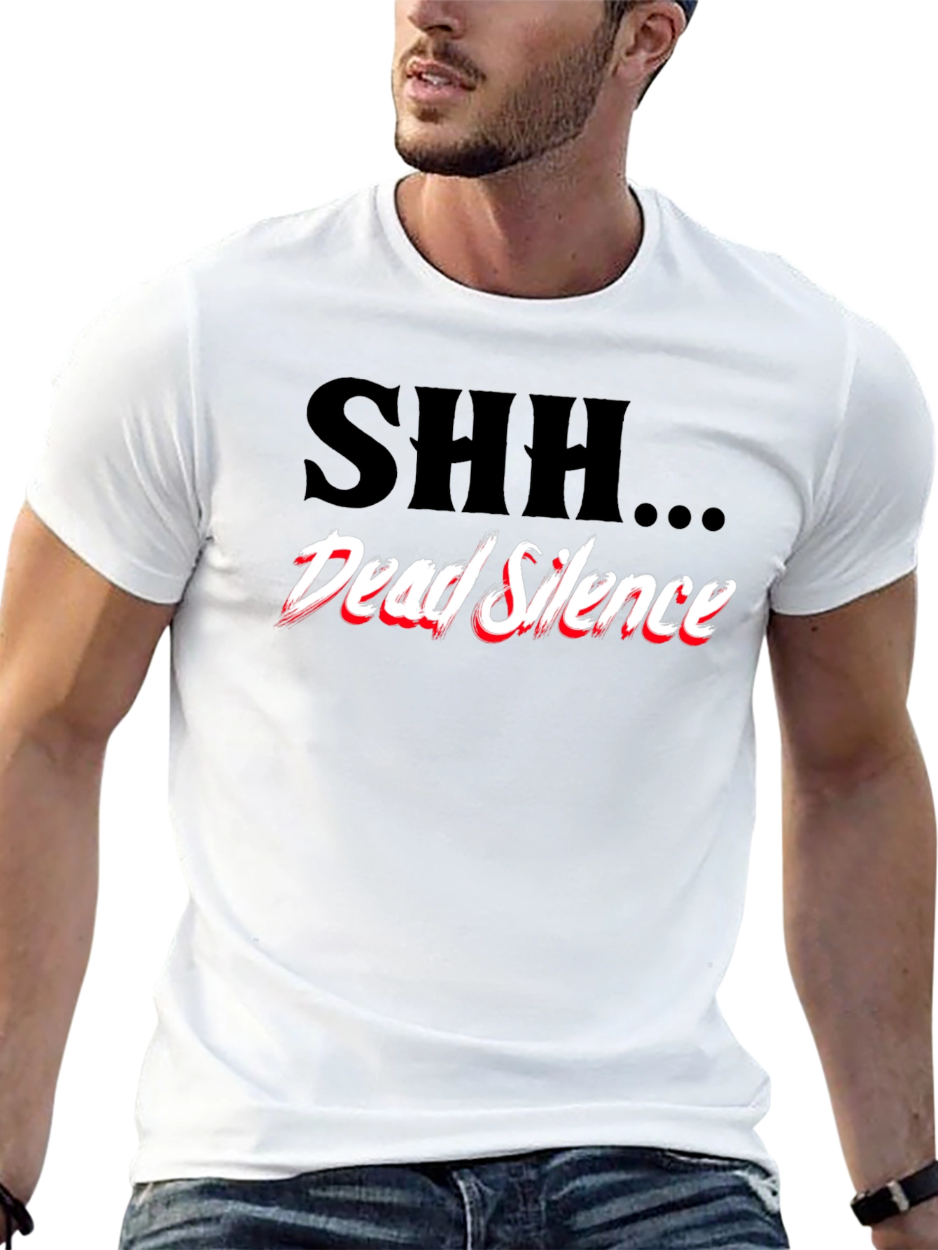 Dead Silence Graphic T-Shirt - Casual Style