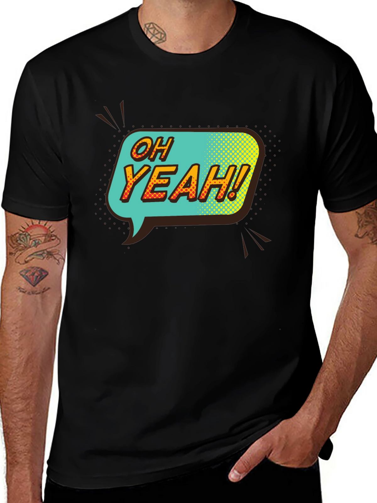 Oh Yeah! Graphic Print T-Shirt