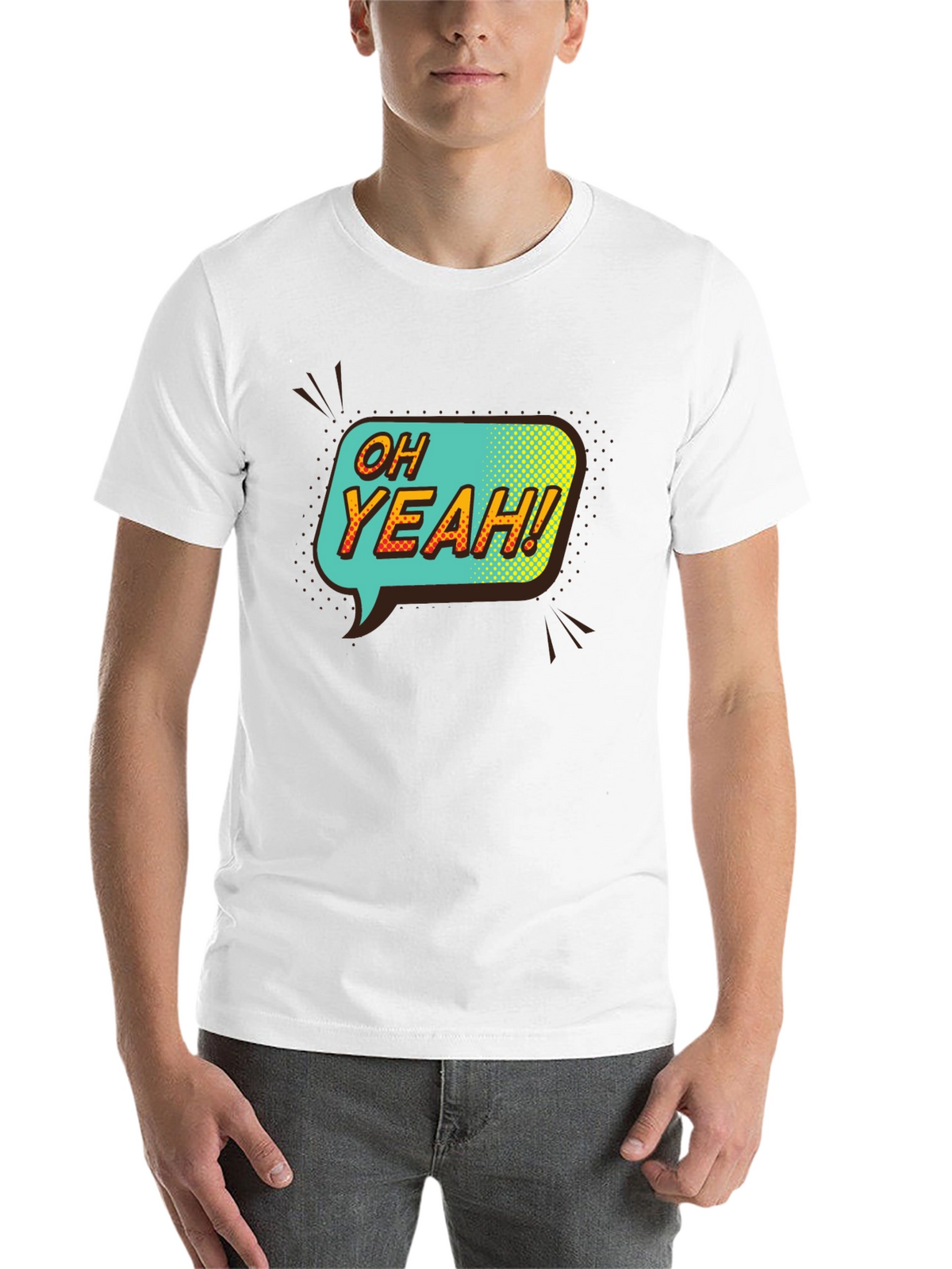 Oh Yeah! Graphic Print T-Shirt
