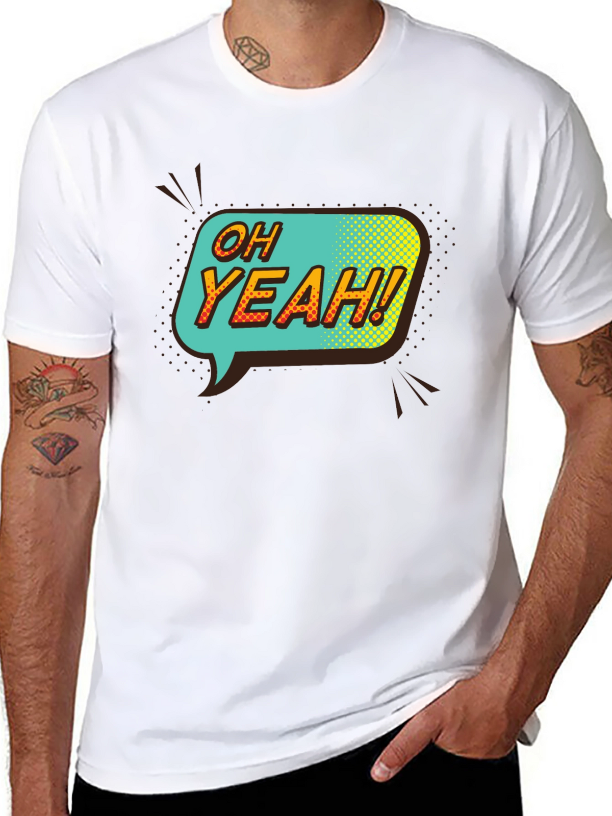 Oh Yeah! Graphic Print T-Shirt