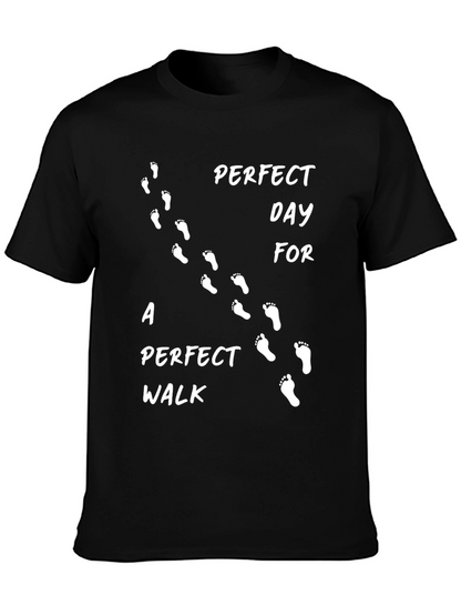 Perfect Day Walk Tee - Footprint Design