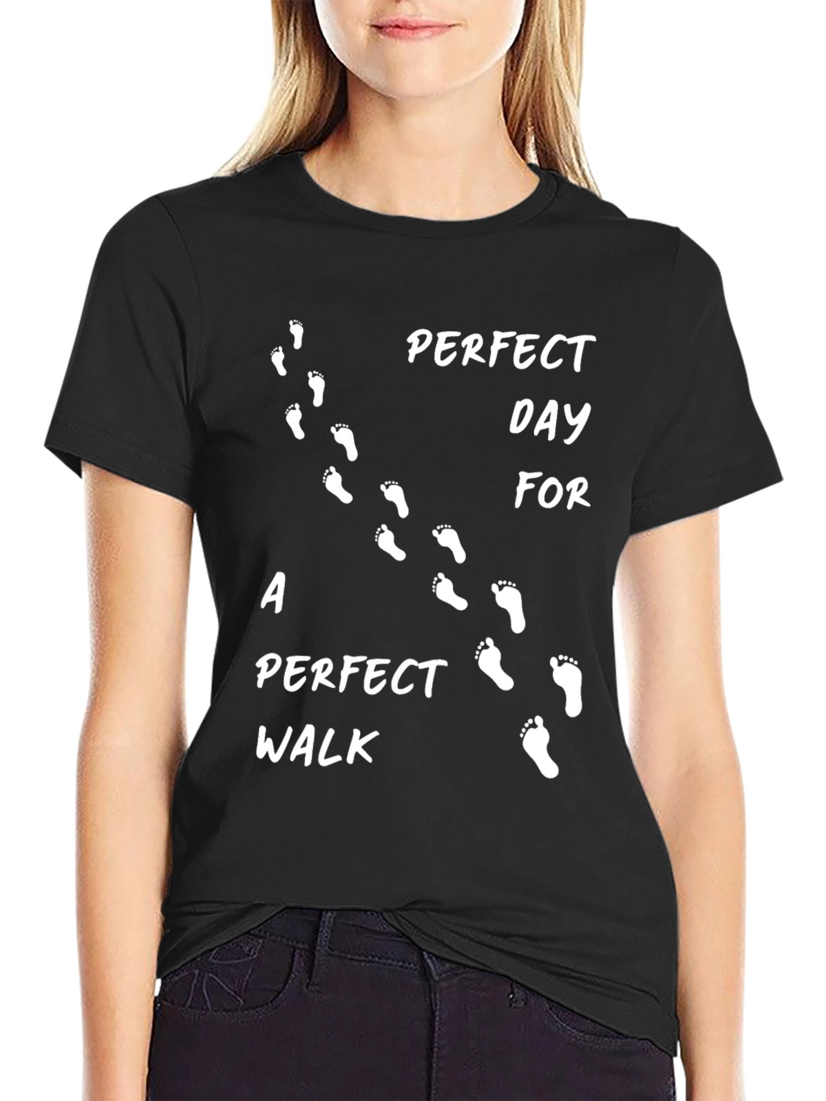 Perfect Day Walk Tee - Footprint Design