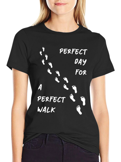 Perfect Day Walk Tee - Footprint Design