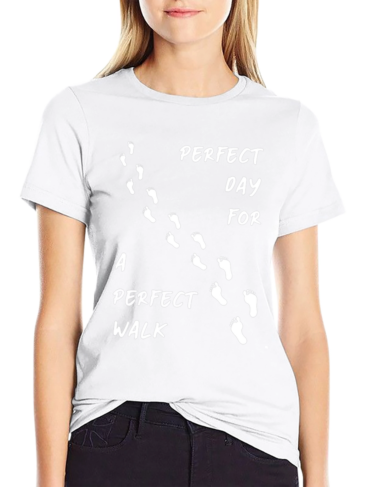 Perfect Day Walk Tee - Footprint Design
