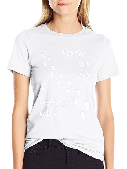 Perfect Day Walk Tee - Footprint Design