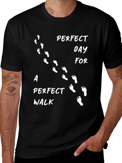 Perfect Day Walk Tee - Footprint Design