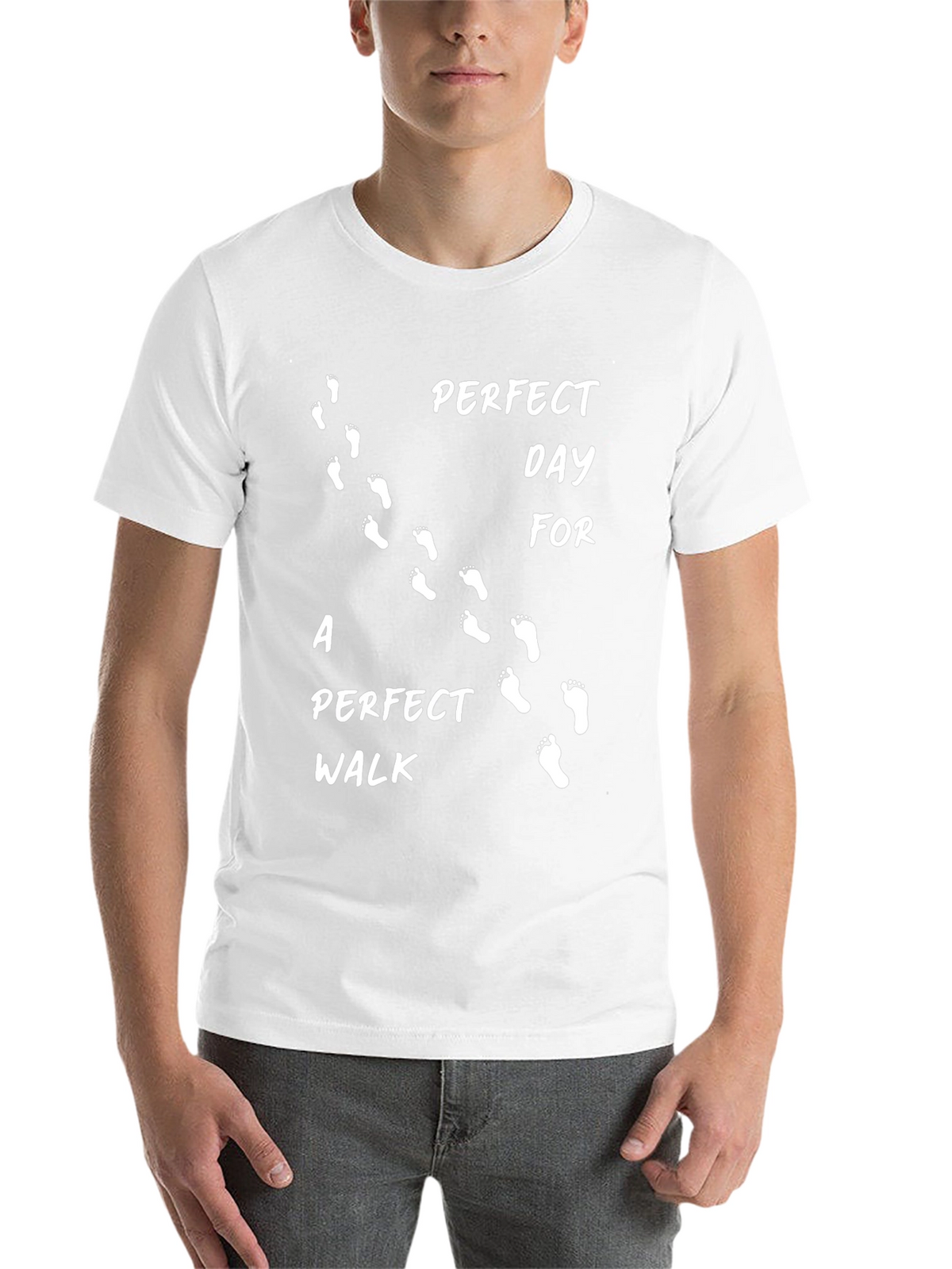 Perfect Day Walk Tee - Footprint Design