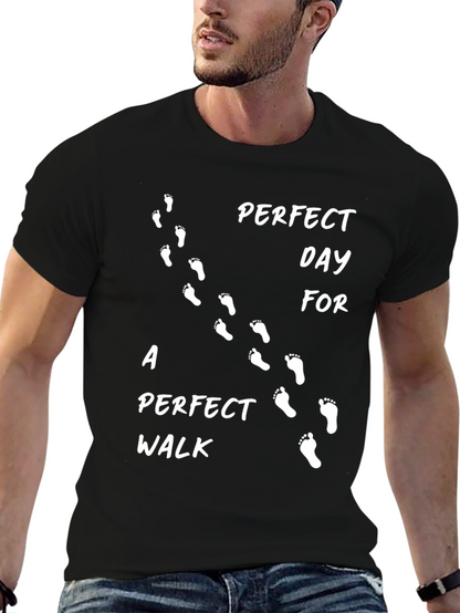 Perfect Day Walk Tee - Footprint Design