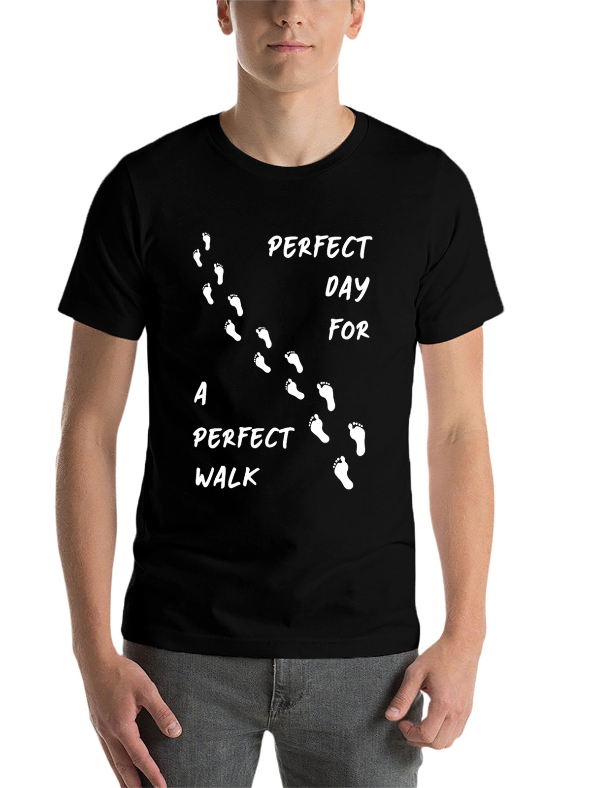Perfect Day Walk Tee - Footprint Design